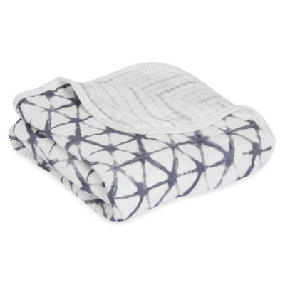 Stroller Blanket by Aden + Anais | Metallic Blue Moon ...