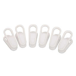 Merrick 6-Pack Children's Hanger Clips in White