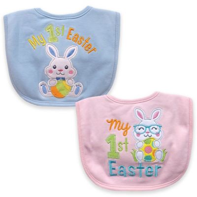 Hamco &quot;My First Easter&quot; Applique Bib