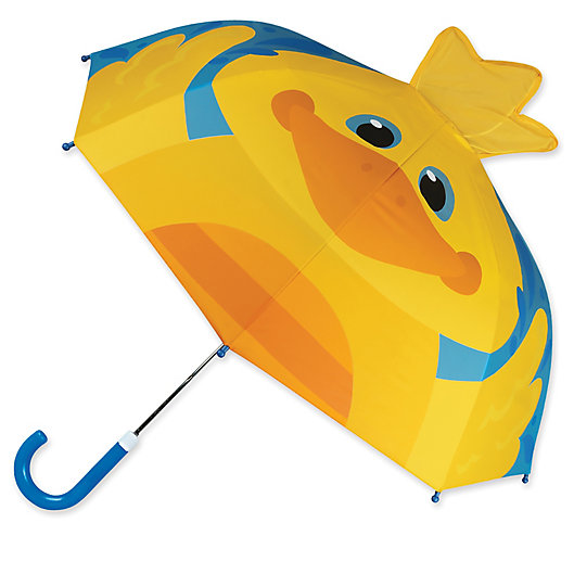Alternate image 1 for Stephen Joseph® Duck Pop Up Umbrella in Yellow