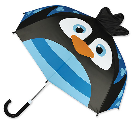 Alternate image 1 for Stephen Joseph® Penguin Pop Up Umbrella in Black