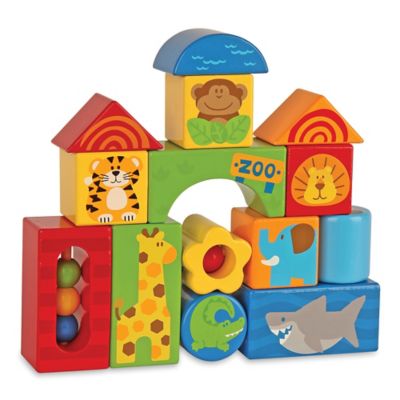 animal wooden blocks