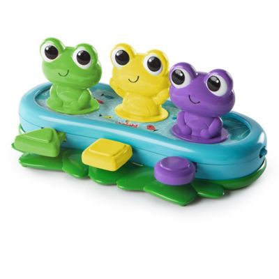 bright starts roll & pop train toy