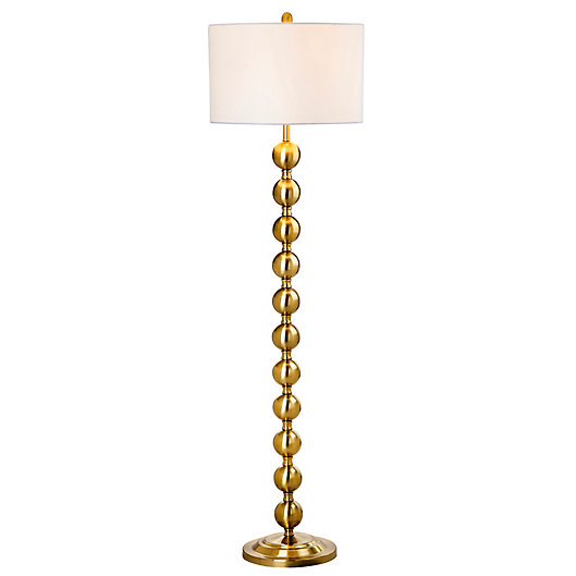 Alternate image 1 for Safavieh Reflections 1-Light Floor Lamp in Brass