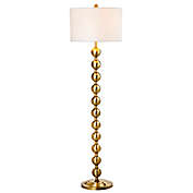 Safavieh Reflections 1-Light Floor Lamp in Brass