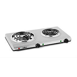 Salton Stainless Steel Double Coil Portable Cooking Range by Toastess