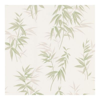 Brewster Home Fashions Bamboo Leaf Texture Wallpaper In Green Bed Bath Beyond