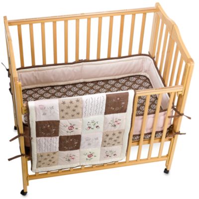 portable crib bedding set