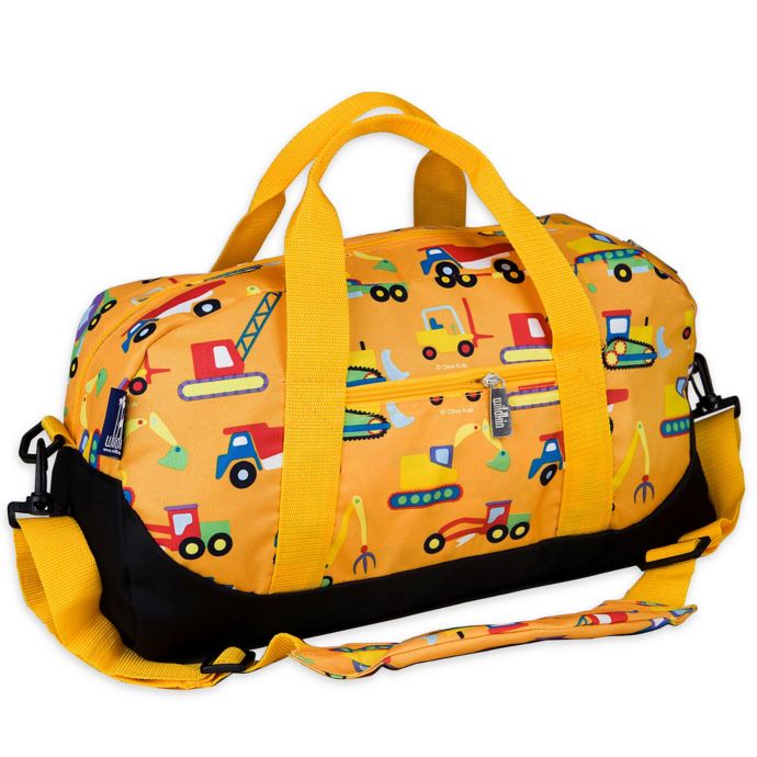 Wildkin Under Construction Duffel Bag in Yellow Bed Bath & Beyond