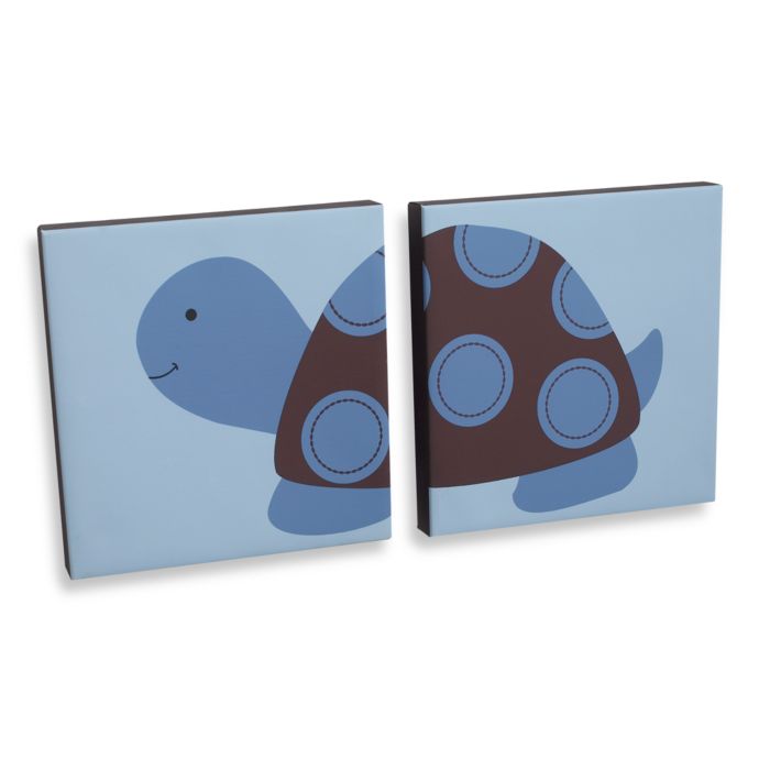 Mod Turtle Wall Art Set Of 2 Buybuy Baby