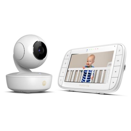 Motorola® MBP36XL Portable 5" Video Baby Monitor in White | buybuy BABY