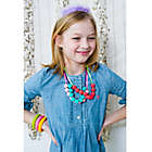 Alternate image 1 for chewbeads&reg; Juniorbeads Madison Jr. Necklace in Bubble Gum Pink