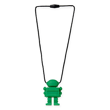 chewbeads&reg; Juniorbeads Astronaut Pendant Necklace in Green. View a larger version of this product image.