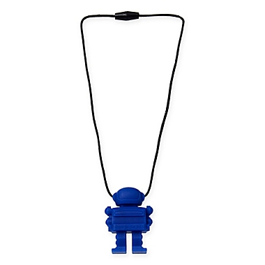 chewbeads&reg; Juniorbeads Astronaut Pendant Necklace in Blue. View a larger version of this product image.