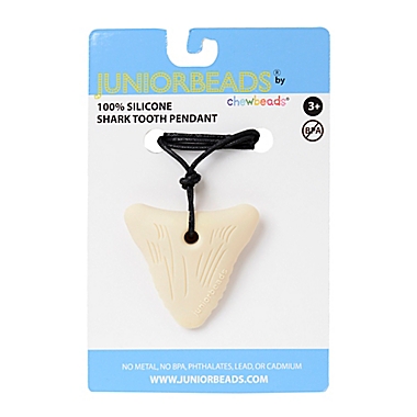 chewbeads&reg; Juniorbeads Sharktooth Pendant Necklace in Ivory. View a larger version of this product image.