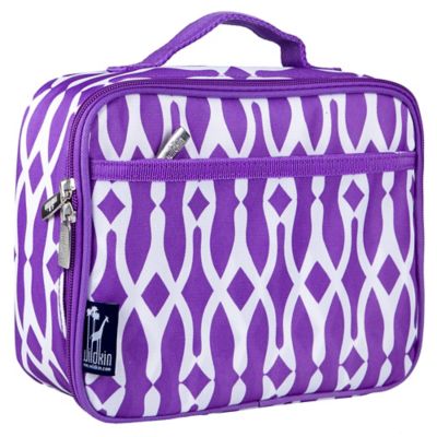 purple lunch bag