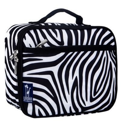 zebra lunch bag