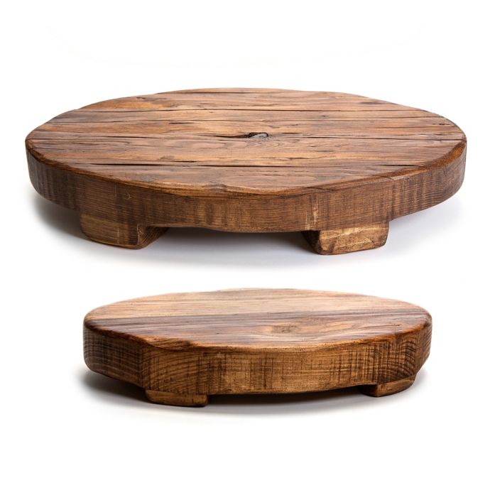 etuHOME® Oval Reclaimed Wood Trivet Bed Bath and Beyond Canada