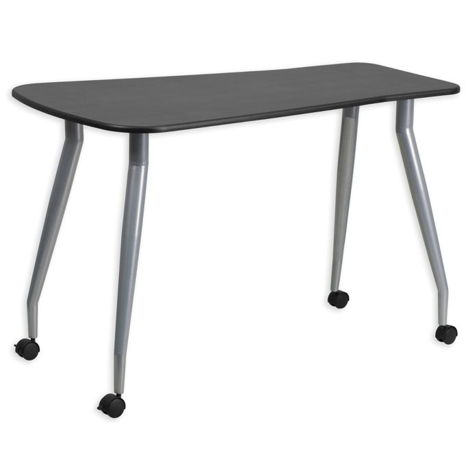 Flash Furniture Mobile Computer Desk in Black Bed Bath & Beyond