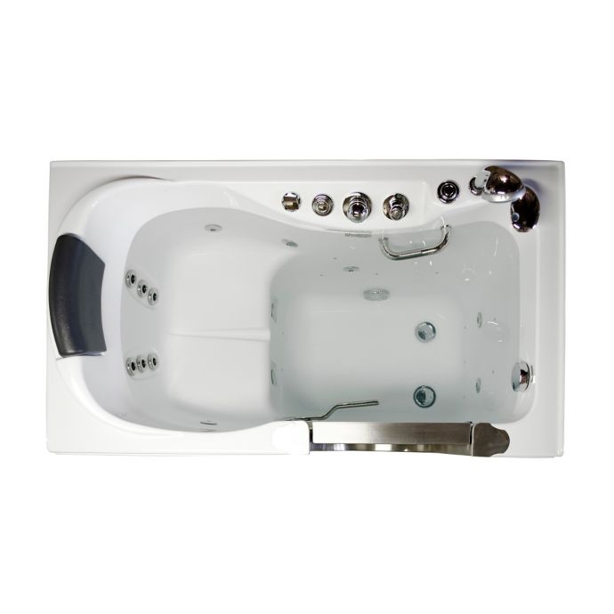 Niagara 52Inch x 29.5Inch WalkIn AirJet Bath Tub with Door