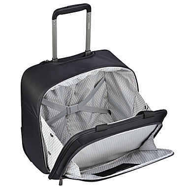 DELSEY PARIS Cruise Upright Softside Underseat Luggage in Black. View a larger version of this product image.