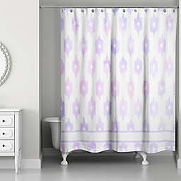 Designs Direct Southwestern Shower Curtain in Blue