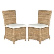 Safavieh Sebesi Rattan Side Chair in Natural (Set of 2)