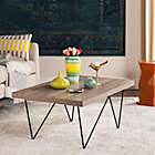 Alternate image 4 for Safavieh Amos Retro Mid Century Wood Coffee Table in Light Grey/Black