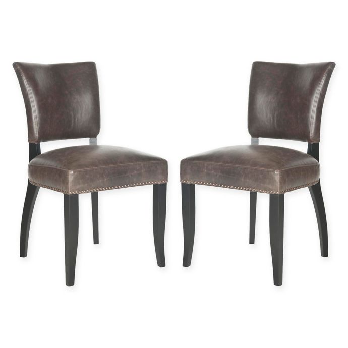 Safavieh Desa Side Chairs In Antique Brown Set Of 2 Bed Bath