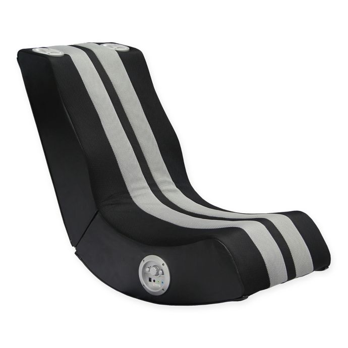 X Rocker V Rocker Turbo 2.0 Game Chair in Black/Silver Bed Bath & Beyond
