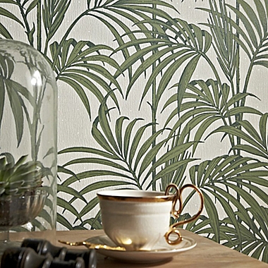 Graham & Brown Honolulu Wallpaper in Palm Green. View a larger version of this product image.