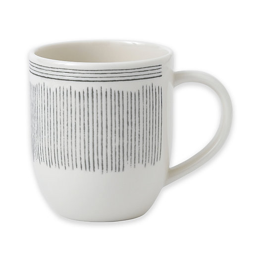 Alternate image 1 for ED Ellen DeGeneres Crafted by Royal Doulton® Grey Lines Mug
