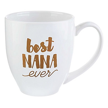 Formations "Best Nana Ever" Mug in White/Gold. View a larger version of this product image.