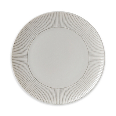 ED Ellen DeGeneres Crafted by Royal Doulton&reg; Taupe Stripe Salad Plate. View a larger version of this product image.