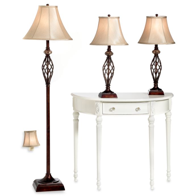 3 piece lamp set walmart