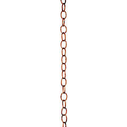Good Directions Small Single Link Rain Chain in Copper