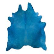 bel amore&reg; Geneva 6&#39; x 7&#39; Handcrafted Cowhide Area Rug in Blue
