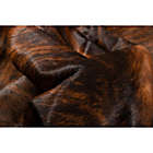 Alternate image 1 for Natural Rugs Kobe Cowhide 6-Foot x 7-Foot Area Rug in Dark Brindle