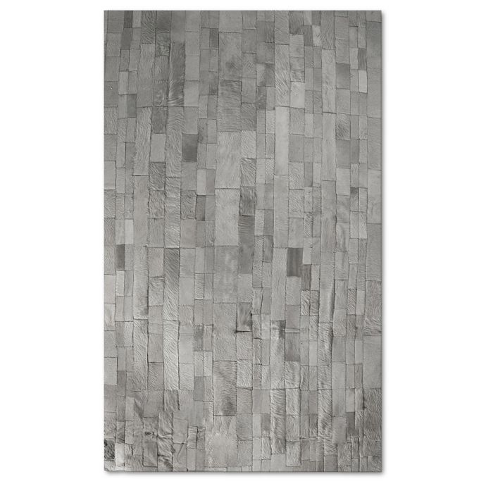 Natural Madrid Cowhide 5 Foot X 8 Foot Area Rug Bed Bath Beyond