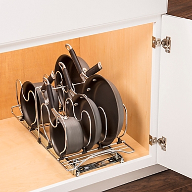 Lynk Professional Roll-Out Steel Cookware Organizer. View a larger version of this product image.
