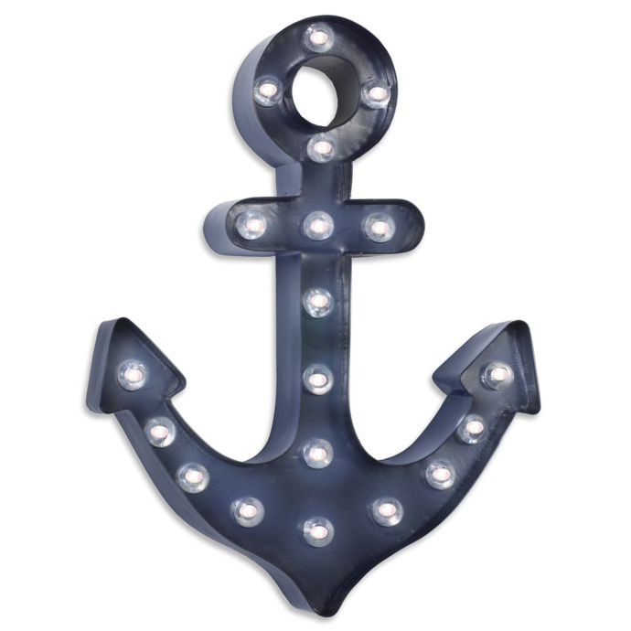 Nautica Kids Anchor Marquee Light In Navy Bed Bath And Beyond