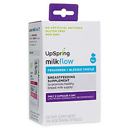 UpSpring® Milkflow™ 100-Count Fenugreek and Blessed Thistle Breastfeeding Supplement Capsules