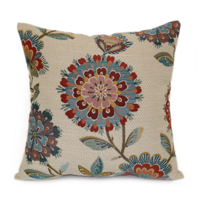 Periwinkle Square Indoor Throw Pillow In Jewel Bed Bath Beyond