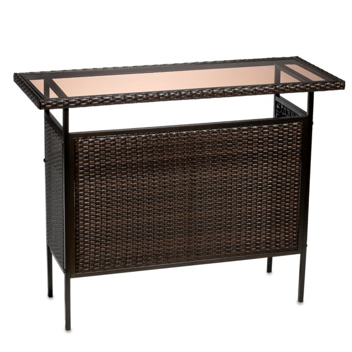 All Weather Wicker Bar Bed Bath & Beyond