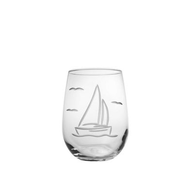 Sailboat Stemless Wine Glasses (Set of 4) | Bed Bath and Beyond Canada