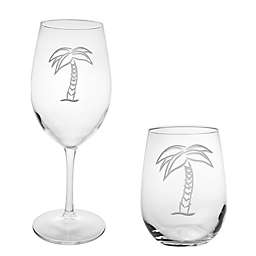 Palm Tree Wine Glass Collection
