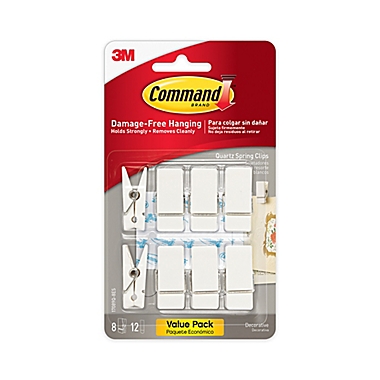 3M Command&trade; Spring Clips (Set of 8). View a larger version of this product image.