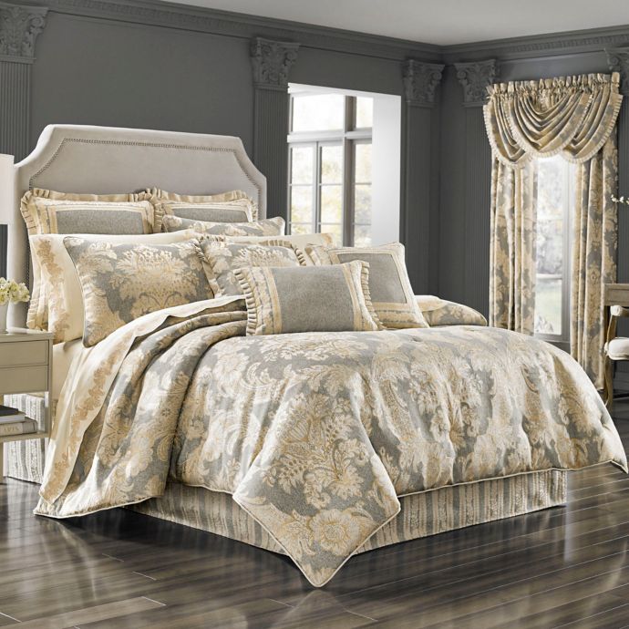 J Queen New York Rialto Comforter Set In Jade