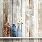 Alternate image 1 for Roommates &quot;Distressed Wood&quot; Peel & Stick Wall Décor in Neutral