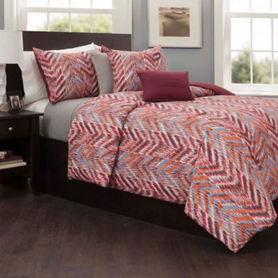 Zanzibar Reversible Duvet Cover Set Bed Bath Beyond